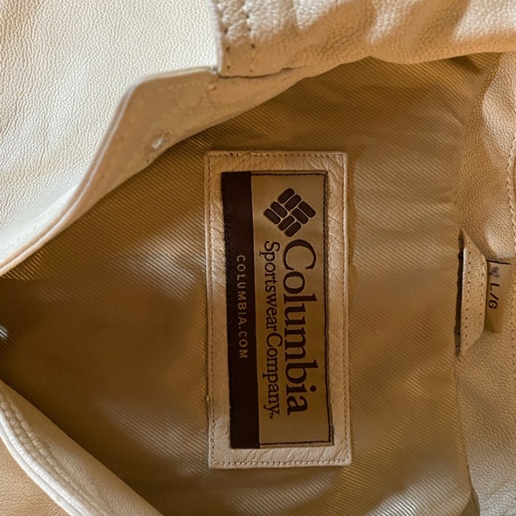 Columbia Leather Jacket size L - Picture 4 of 5